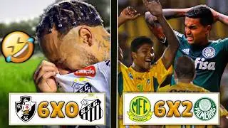 7 Goleadas Mais VERGONHOSAS do Futebol Brasileiro nos Últimos Anos!