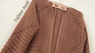 Altıgen hırka @Yağmur Butik
