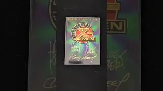 1995 Fleer Ultra X-Men Chromium Gold Signature set #shorts