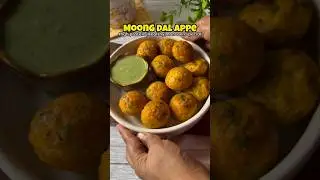 Weight loss friendly moong dal appe#shorts