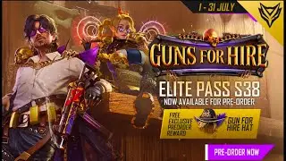 New July Elite Pass 2021 Guns for Hire | Pre-order reward | Crown Gaming Mahi