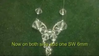 Beading4perfectionists : Butterfly bracelet with Swarovski beads tutorial