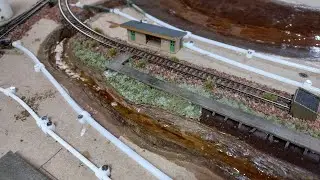 End to End N gauge Shed Layout. Quick update, fixing scatter and ground cover.