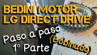 Bedini Motor LG Direct Drive (bobinado, paso a paso) 1° parte