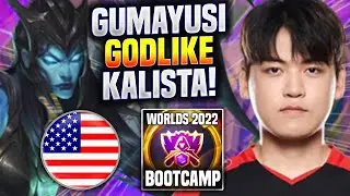 GUMAYUSI GODLIKE KALISTA! - T1 Gumayusi Plays Kalista ADC vs Twitch! | Bootcamp 2022