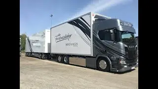 Scania R520 Aros Bud FORDONSDEKOR SKYLT & NEON