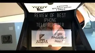 ★★★★★ Little Prompter Teleprompter Review Amazon iPhone Teleprompter