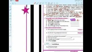 ورقة عمل شرحتها بطريقه سهله وتجمع عدة قواعد بالانجليزي 🛑🛑