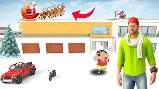 FRANKLIN AND SNOWFALL TSUNAMI 😱 &mdash; Indian theft auto simulator