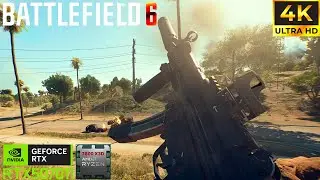 BATTLEFIELD 6: EASTWOOD | 4K/FSR FPS TEST (NO COMMENTARY)