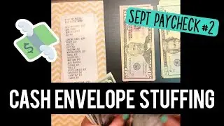 Cash Envelope Stuffing September 2018 + FREEBIE! | Dave Ramsey Cash Envelope System | Hello Muffin