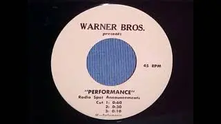 Performance (1970) Radio Spots