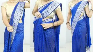 Perfect Pleats Every Time | Easy Saree Draping Tutorial for Beginners | Perfect Drape in Under 5 Min