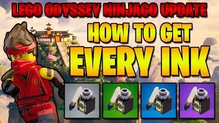 Как получить ВСЕ чернила для свитков Спинджитцу | Обновление LEGO Fortnite Ninjago