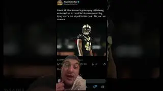 Alvin kamara done for year! #trending #football #saints #alvinkamara #fantasyfootball #shorts #fyp