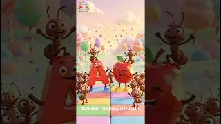 A is for Apple & Ant 🍎🐜 | Fun Alphabet Learning for Kids | HAS Kids #kidsshorts