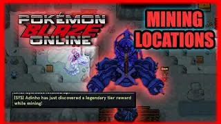 ALL MINING SITE LOCATIONS IN POKEMON BLAZE ONLINE!