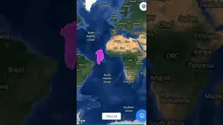 True size of Greenland #viral #country #comparison #fyp #greenland #shorts