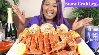 SEAFOOD BOIL MUKBANG  , SNOW CRAB LEGS  , Bloveslife Seafood Sauce