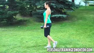 Edmonton Personal Trainer - Calorie Burner #6 of 10  Single Leg Deadlift and Row