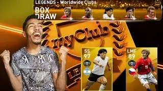 OMG!! I Finally Got my Favorite Legend🔥 LEGENDS - Worldwide clubs box draw eFootball pes20 mobile