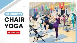 Занятия йогой на стуле | #йога #йоганастула