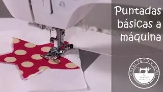 Puntadas básicas para coser a máquina