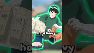 How Heavy are Rock Lee&rsquo;s Weights? 😳
