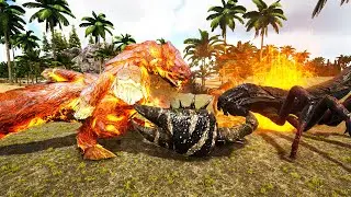 Sasorasu vs Lavisioth - Monster Wars Universe Ark Survival Ascended