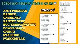 NEW SC BOT BUG TEMBUS WA ORI ALL WORK || ANTI PASARAN || Lins Botz