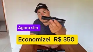 Supressor caseiro para Beeman Raider 1331