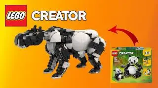 LEGO Creator 3in1 31165 Wild Animal Panda Family | Diprotodon Optatum Alternate MOC Speed Build