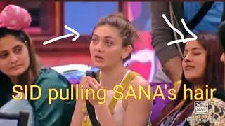 #SIDHARTH PULLING #SHEHNAAZ 'S HAIR #SIDNAAZ #BB13