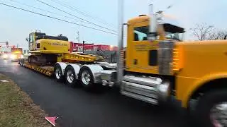 PD front & rear with excavation equipment arriving at the nursing home explosion in Bristol, PA 