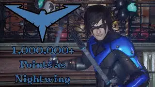 One Million+ Points as Nightwing In The Iceberg Lounge | Arkham Knight