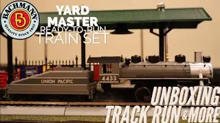 Набор моделей поездов Bachmann Yard Master масштаба HO &mdash; распаковка, сборка, обзор, запуск на пут...