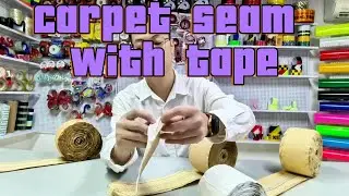 Double sided indoor outdoor carpet seam tape,gold heat seam carpet joining tape