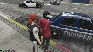 POV from Four Tee, attendees, police, and ETC |Sykkuno Birthday| Vault Massacre | GTA RP | NoPixel |