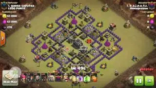 How to do #GoHoBo at #Townhall9. Very Powerfull 3 star strategy for #ClashofClan #WarAttacks
