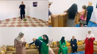 درنا يد فيد كاملين ورى ما الدار تصبغات و جمعنا و فرشنا
