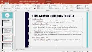 Html Control Class| Html Container Control Class |Html Generic Control Class | Implementation on VS