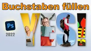 Photoshop - Filling Letters with Images