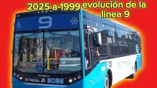 evoluci&oacute;n de la l&iacute;nea 9 de 2025-1999