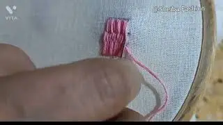 Romanian Couching Stitch|| Hand Embroidery Stitch For Beginners Part-37 Tutorial By @sheibafashion