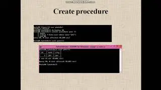 Create view,create procedure with no parameter in SQL.