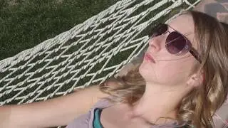 Automatic Hammock Rocker - Plug-in RockitMan&trade; Rocking a Hammock Automatically