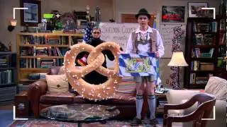 Sheldon Cooper speaks German ... Fun with flags