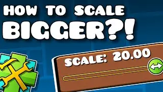 HOW TO RESIZE OBJECTS PAST THE LIMIT! Geometry Dash 2.0 Tutorial / Cheat / Hack?!