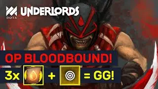 BLOODBOUNDS = OP! EPIC 3x Big Time Contract Dead Eye Build! | Dota Underlords