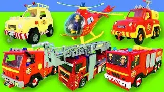 Fireman Sam - Toys Unboxing | Jupiter Fire Trucks & Guards | Fire Trucks Toys